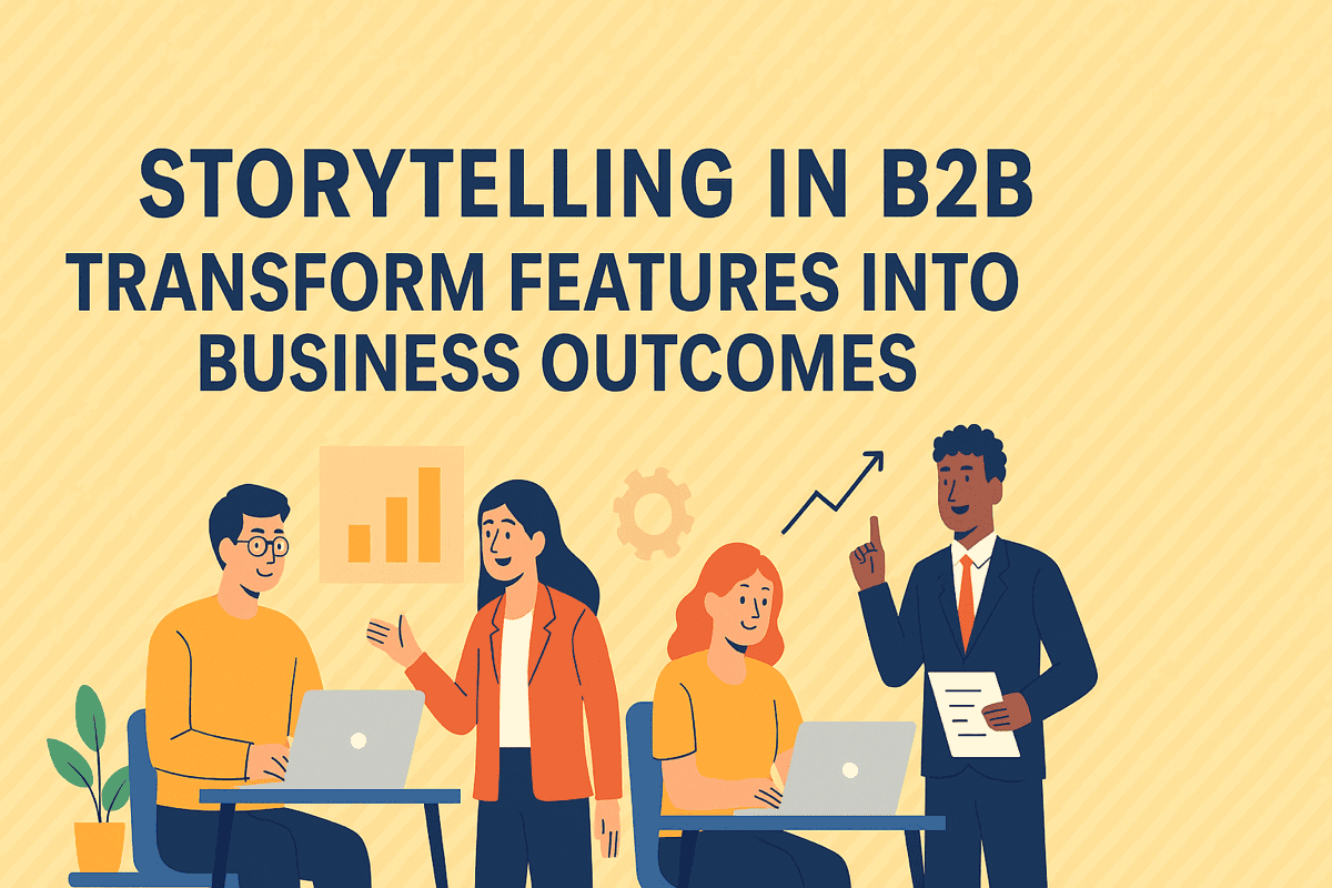 STORYTELLING IN B2B: TRANSFORM FEATURES INTO BUSINESS OUTCOMES